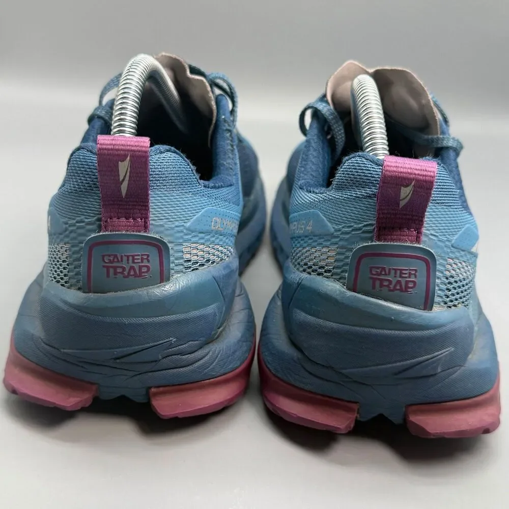 Altra Olympus 4 Women's 9.5 Moroccan Blue Lace-Up Low Top Trail Running Sneakers